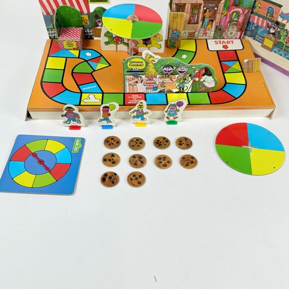 Vintage Sesame Street Fair Game 1976 Board Game Muppets Mostly Complete Plays - Picture 3 of 9
